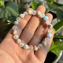 Shoushan Stone Frosted Colorful Crystal Bracelet