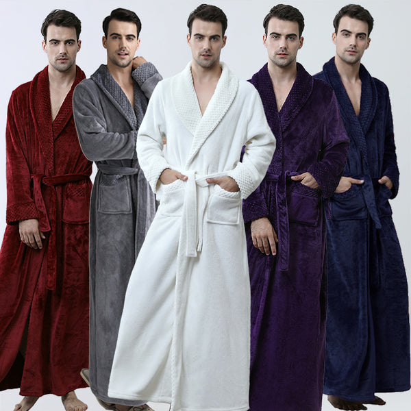 Men's Winter Coral Fleece Nightgown