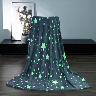 Buy 5style Luminous Blanket Children&#39;s Nap Blanket Coral Fleece Autumn And Winter Sofa Cover