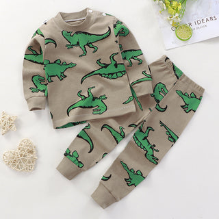 Buy a10 Boys And Girls Children&#39;s Underwear Suit Cotton Children Autumn And Winter Pajamas