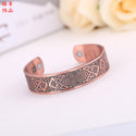 Adventure Outdoor Camping Nature Flower Cartoon Red Copper Plating Open-ended Bracelet