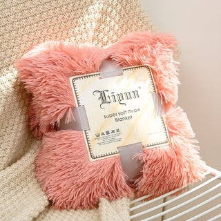 Buy bean-paste-powder Super Soft Coral Fleece Blanket Warm Cozy Bedding Blanket Fluffy Sofa Bedding Airplane Hotel Throw Sofa Blanket New