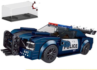 Buy sku03002-road-block-police-c Building MOC Building Blocks Supercar Racing Models