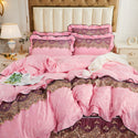 Detachable Bedding Four-piece Duvet Cover Bed Skirt