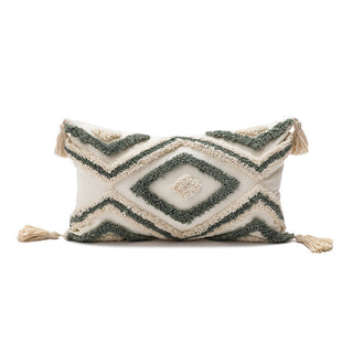 Buy green-and-white-waist-pillow Nordic Ins Living Room Sofa Pillow Cases