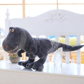 Buy gray New Dinosaur Plush Toys Cartoon Tyrannosaurus Cute Stuffed Toy Dolls For Kids Children Birthday Gift