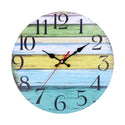 Retro Pastoral Style Wall Clock Home Living Room Decoration Wall Clock Bar Decoration Clock