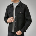 Men's Casual Suede Brushed Fabric Jacket