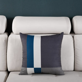 Buy blue-white-grid Sofa Hugging Pillow Cover Nordic Light Luxury Ins Pillow Bedside Cushion Cover