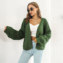 Women's Puff Sleeve Cardigan Sweater