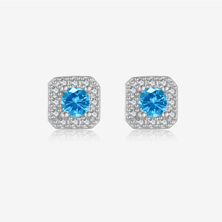 Buy platinum-mme1032 S925 Sterling Silver Stud Earrings Simple All-match High Sense