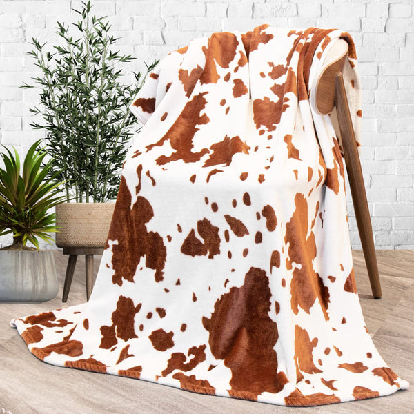 Cow Print Blanket Flannel Blanket