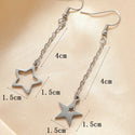 Titanium Steel Star Necklace Jewelry Long