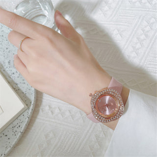 Women's Quartz Watch With Diamond Dial