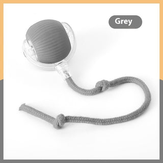 Buy with-rope-style-gray Interactive Cat Toy Ball Super Drive Cat Rolling Ball