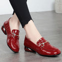 Soft Leather Slip-on Two-way Shoes
