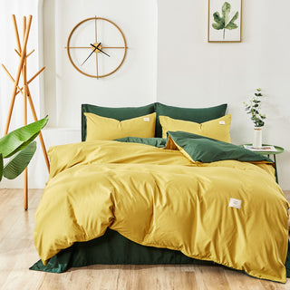 Buy turmeric-green Home Textile Bedding set