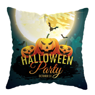 Buy a20 Linen Skull Halloween Pillow Cover