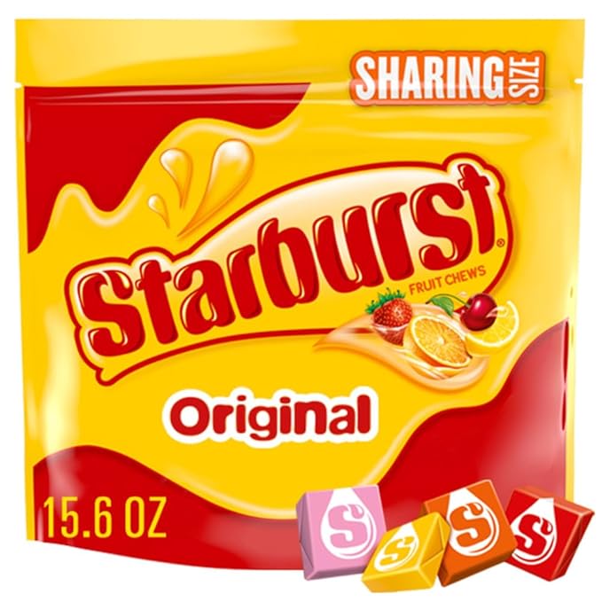 STARBURST FaveREDS Fruit Chews Candy, Chewy Candy