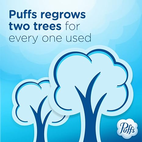 Puffs Plus Lotion with Vicks Facial Tissues, 4 Cubes, 48 Tissues per Box (192 Tissues)