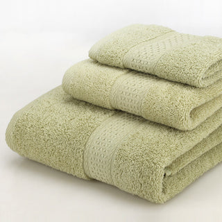 Buy green-leaves Set of 3 Hotel Home Towel