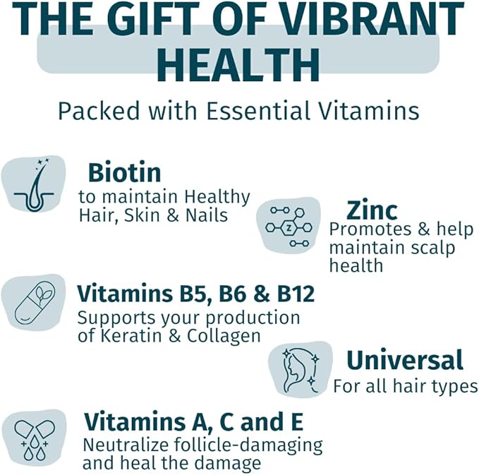 WEEM Hair Skin & Nails Gummies, Vegan Biotin, Extra Strength (1 Pack)