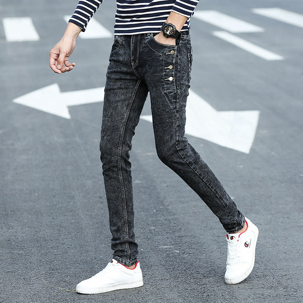 Men's All-match Casual Slim Fit Stretch Pencil Jeans