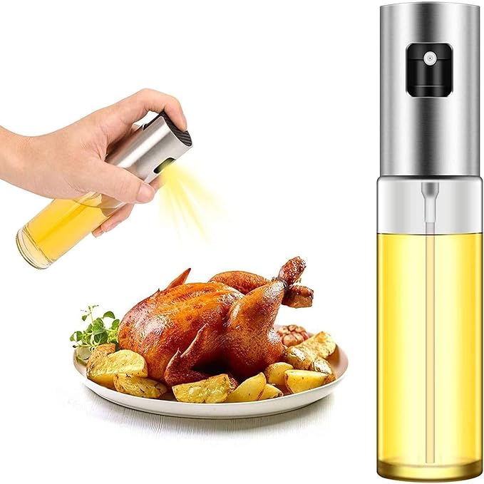 Olive Oil Sprayer Mister – Mini Kitchen Portable for Air Fryer, Salad, Grilling & Baking (1 Pack)