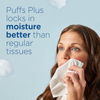 Puffs Plus Lotion with Vicks Facial Tissues, 4 Cubes, 48 Tissues per Box (192 Tissues)