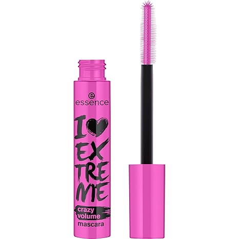 essence | I Love Extreme Crazy Volume Mascara (Pack of 1) | Intense & Dramatic Volume & Length in One Swipe | Vegan & Cruelty Free
