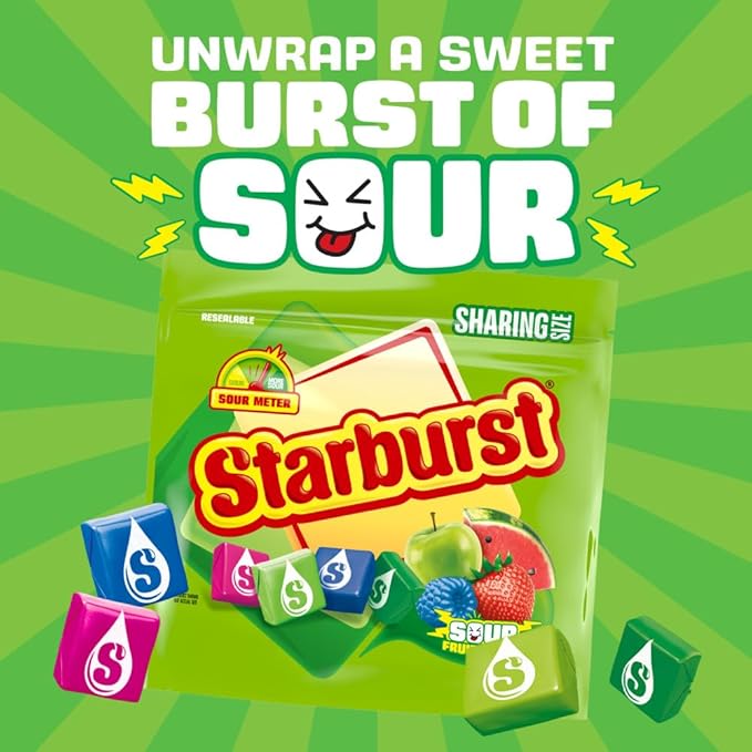 STARBURST FaveREDS Fruit Chews Candy, Chewy Candy
