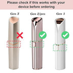 Replacement Heads for Flawless Facial Hair Remover, Replacement Blades for Finishing Touch Flawless Hair Removal Gen 2