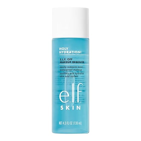 e.l.f. SKIN Holy Hydration Off Makeup Remover, Liquid Makeup Remover For Eye, Lip & Face Makeup, Gentle Formula, Vegan & Cruelty-free Main image