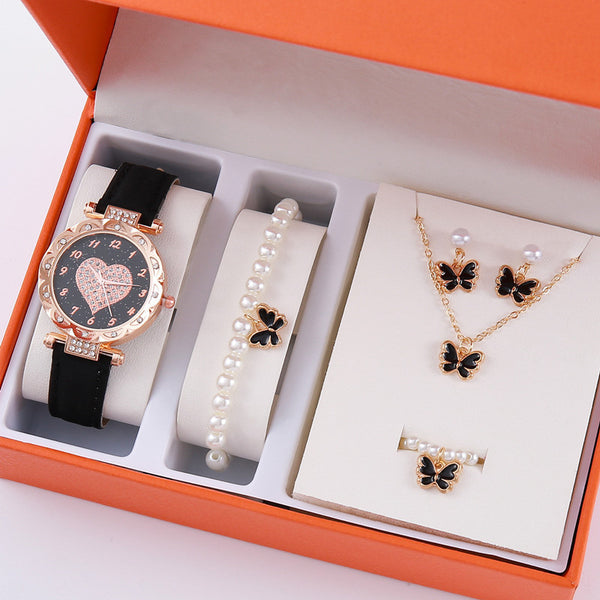 Korean High-end Quartz Watch Minimalist Fashion Set