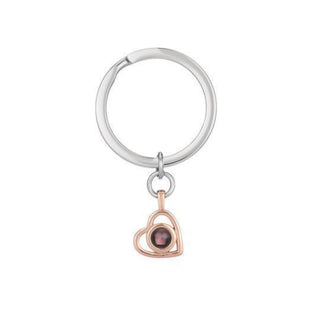 Buy keychain-rose-gold-love Language Necklace Female Projection Love European And American