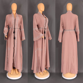 Buy pink Women&#39;s Muslim Robe Arabic Gown