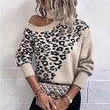 Women's Long-sleeved Sweater Shoulder-baring Sweater