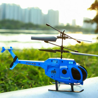 Buy rescue-helicopter-blue Remote Control Helicopter USB Charging Children Boys&#39; Toys