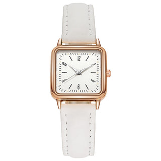 Buy white Women&#39;s Quartz Watch Luminous Small Square Digital