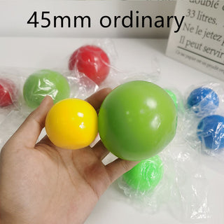 Buy ordinary-green Stick Wall Ball Stress Relief Toys Sticky Squash Ball