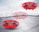 Gesture induction flying saucer