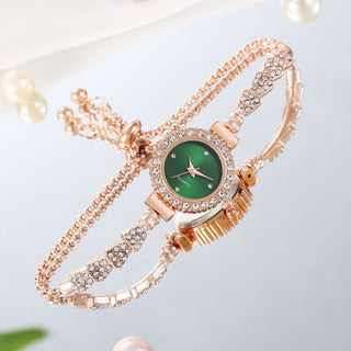 Buy green Fashion Luxury Women&#39;s Watch Gold Fine Strap Ladies Watch For Bracelet Female Wrist Watch Women Clock Relojes Fashion Jewelry