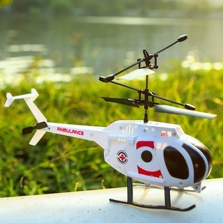 Buy rescue-helicopter-white Remote Control Helicopter USB Charging Children Boys&#39; Toys