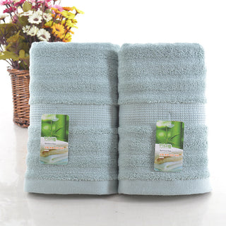 Buy blue Bamboo fiber water ripple towel