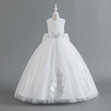 New Girls Wedding Princess Sequined Lace Long Dress