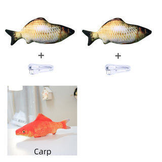 Buy set-a Without Cat Nip Version - Electric Jumping Fish Simulation Electric Fish Toy