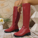 Women's Below The Knee High-top Boots