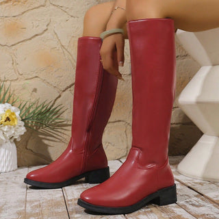 Women's Below The Knee High-top Boots