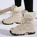 Velvet Warm Cotton Snow Boots High Cotton-padded Shoes