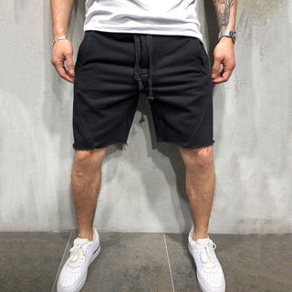 Buy black Summer Mens Gym Sports Shorts